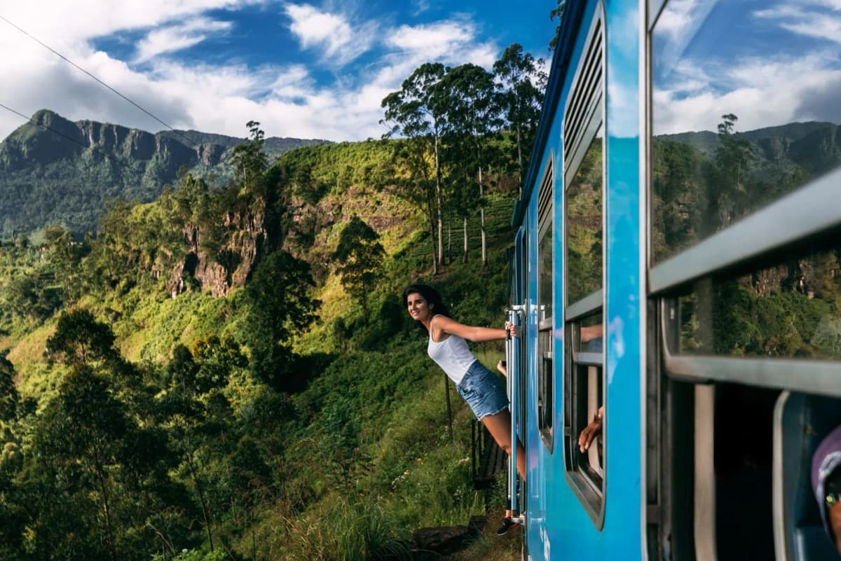 Train journey through the hill country